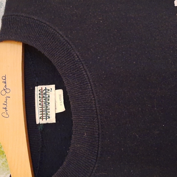 Xl y2k vintage wolf sweatshirt wolves navy with great pic great condition - Picture 5 of 8